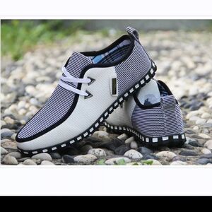 Men's fashion sneakers Men's Casual Shoes Loafers Slip-On blue.
